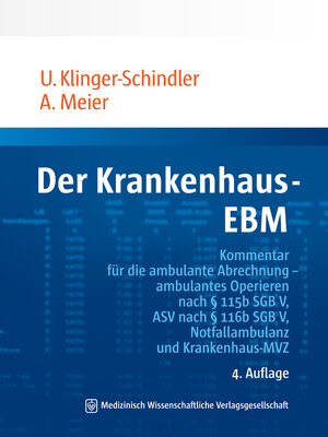 cover image of Der Krankenhaus-EBM